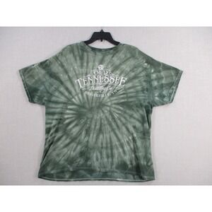 Colortone Mens XL Old Tennessee Distilling Co Tie Dye  Green Sevierville TN